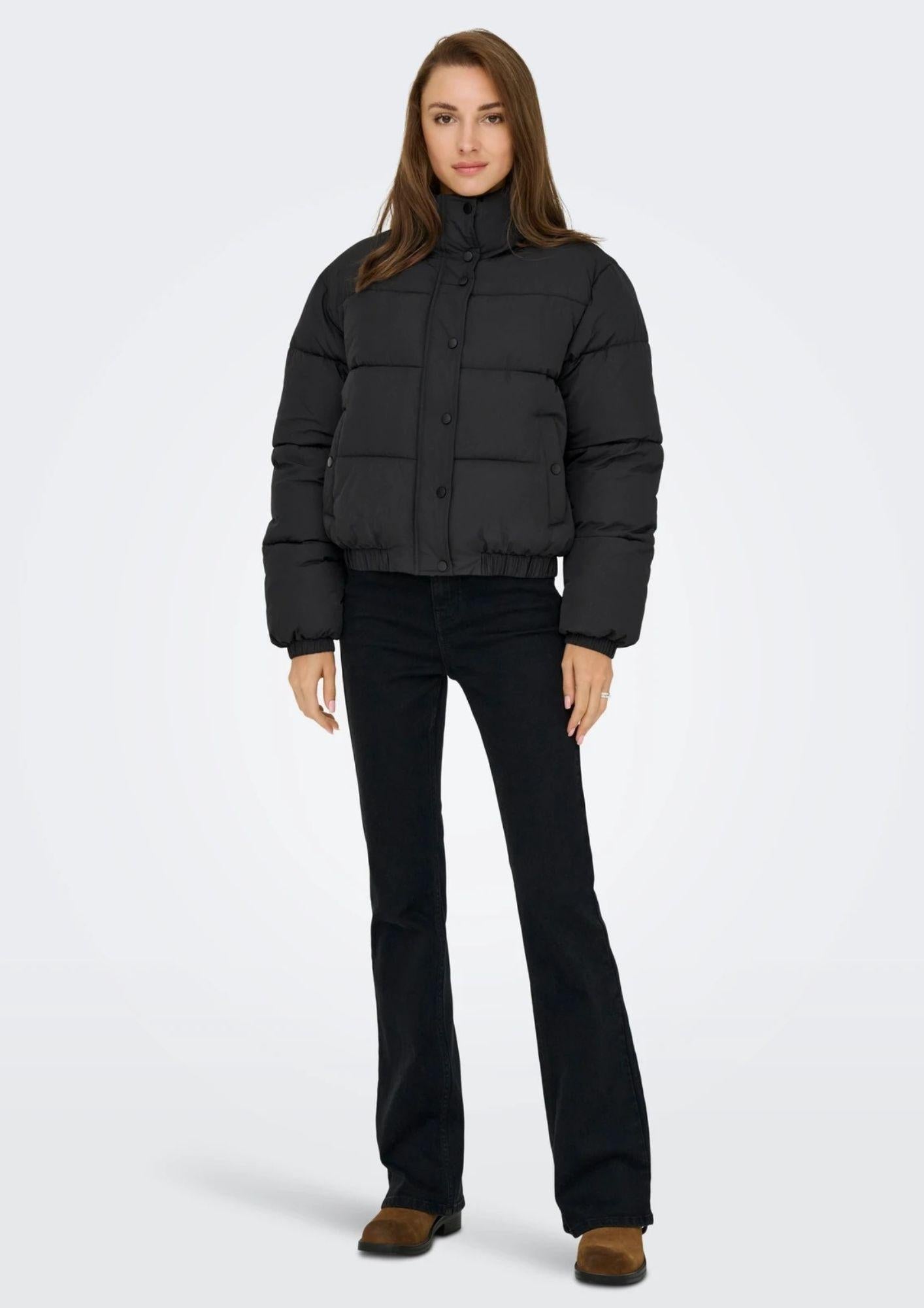 Jacqueline De Yong Giacca Invernale Donna Moon Nera 15353988 Black JACQUELINE DE YONG 