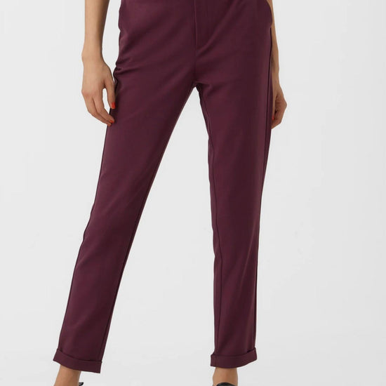 Vero Moda Pantaloni Donna VMMAYA a Vita Media Viola 10225280 Winetasting VERO MODA 