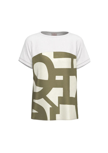 Emme Marella - Maglia Donna lampada Bianca Verde