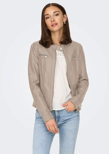 Only Giubbino Donna Bandit Beige