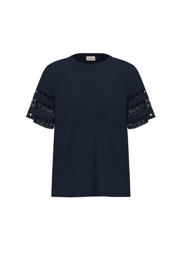 Emme Marella T-Shirt Donna Emmape Blu Notte