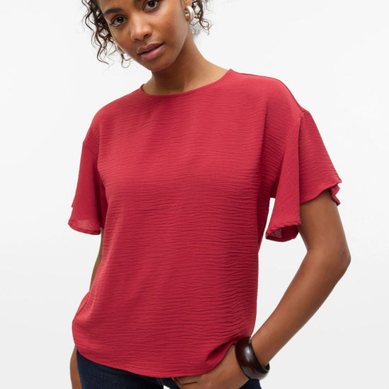 Vero Moda VMALVA Top Donna Karanda Red 10329456 Karanda Red VERO MODA 