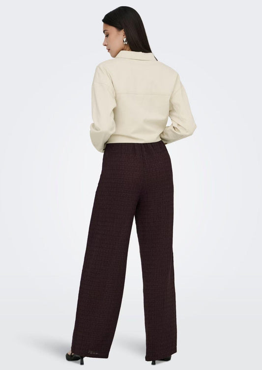 Only - Women's Trousers Deep Mahogany
