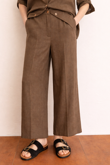 Emme Marella - Pantalone Donna clava Tortora