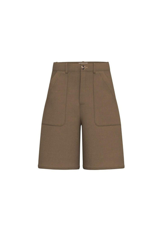 Emme Marella Women's Bermuda Shorts Emmadorini Taupe