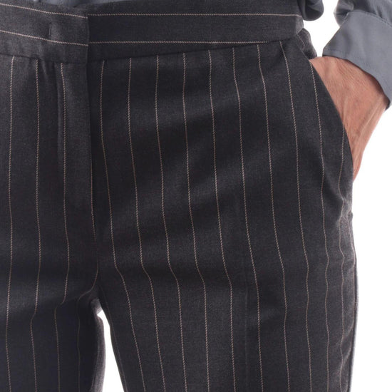 Emme Marella Pantalone Donna Micron Grigio Gessato 2525136271200 007 EMME MARELLA 