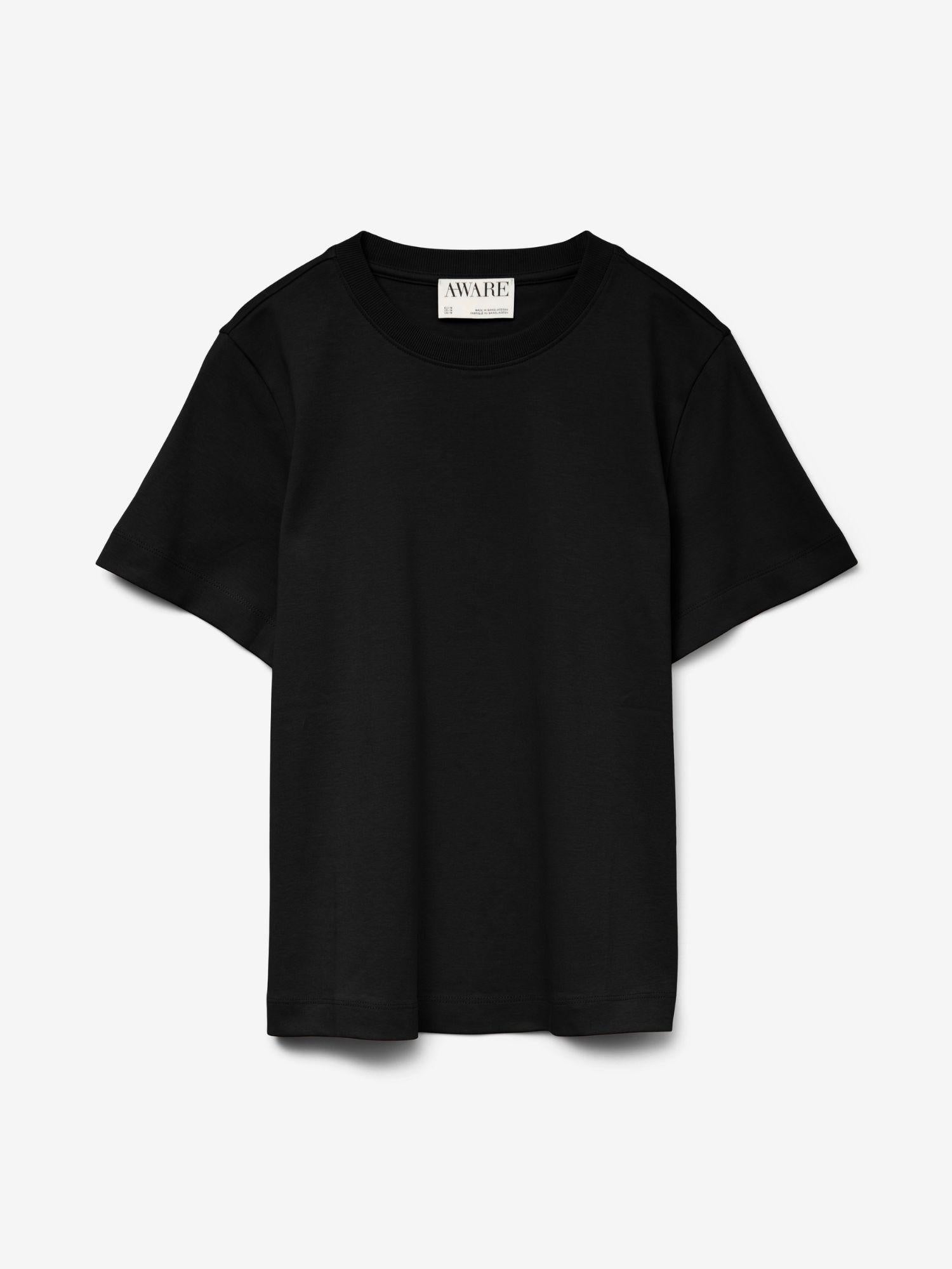 Aware T-Shirt Donna AWNAIMA Nero 10294544 Black VERO MODA 