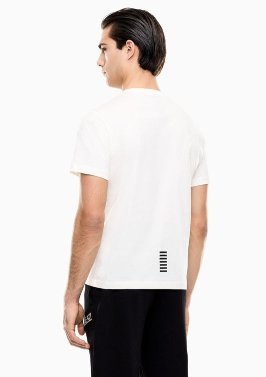 EA7 Emporio Armani - T-Shirt Uomo Bianco Panna