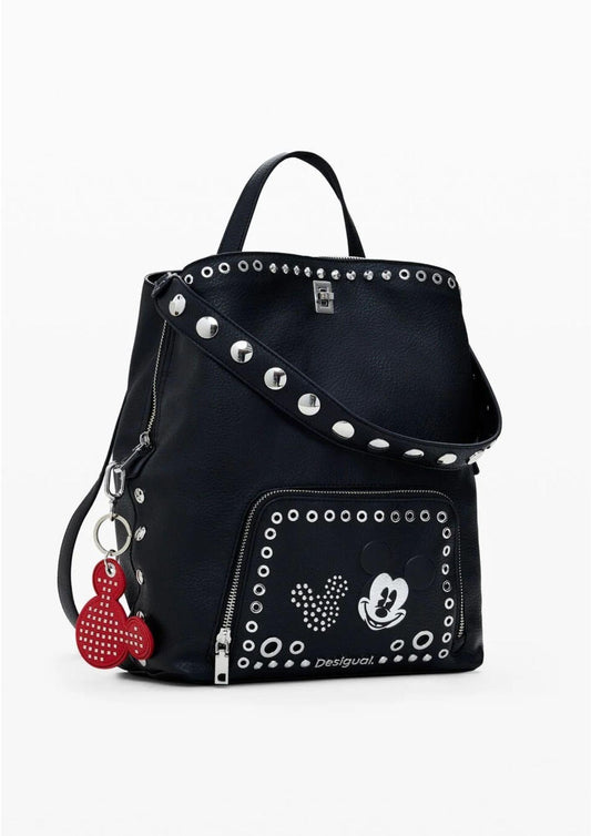 Zaino Donna Mickey Rock Sumy Nero