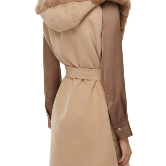 Emme Marella Cappotto Smanicato Formosa Beige 2525276011200 002 EMME MARELLA 