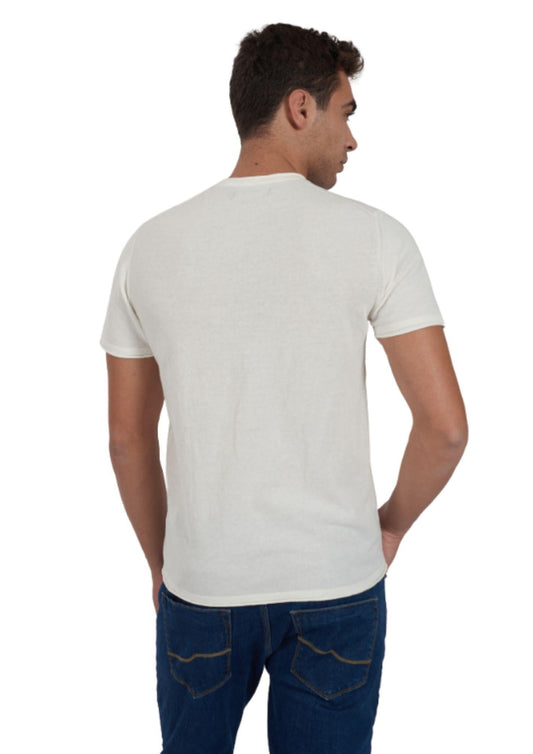 T-shirt Yes Zee Uomo Bianca