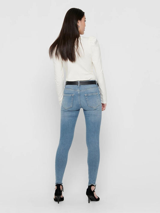 Only - Women's Skinny Fit Jeans Light Blue blush