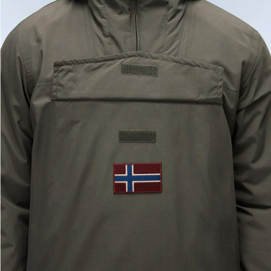 Napapijri Giacca Anorak Rainforest Winter Uomo Verde Tea Leaf NP0A4GMC G0A NAPAPIJRI 