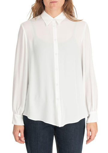 Camicia Donna Bianco Latte