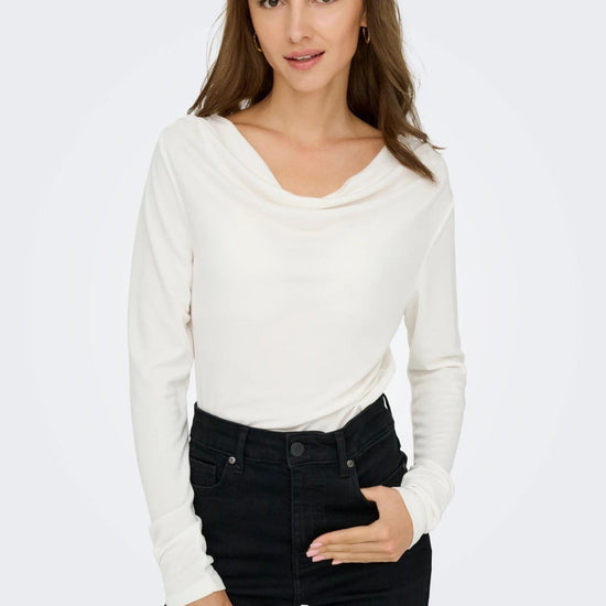Jacqueline De Yong Maglia Donna Ester Bianca 15359915 Cloud Dancer JACQUELINE DE YONG 