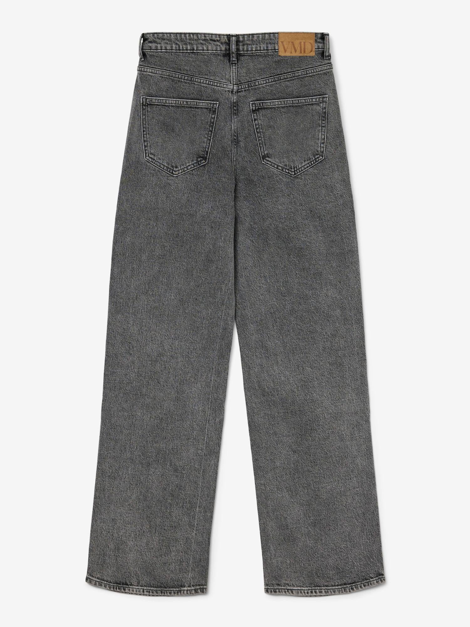 Vero Moda Jeans Donna VMTESSA a Vita Alta Wide Fit Medium Grey Denim 10287304 Medium Grey Denim VERO MODA 