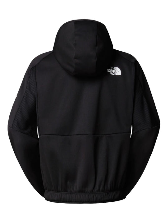 The North Face Pile Mountain Athletics con cappuccio e cerniera integrale Donna Nero