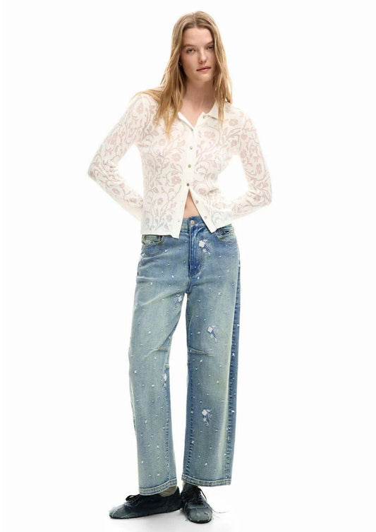 Desigual - Women's Denimshine Light Blue Denim Jeans