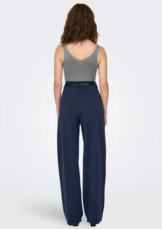 Jacqueline De Yong - Women's Trousers Geggo Blue