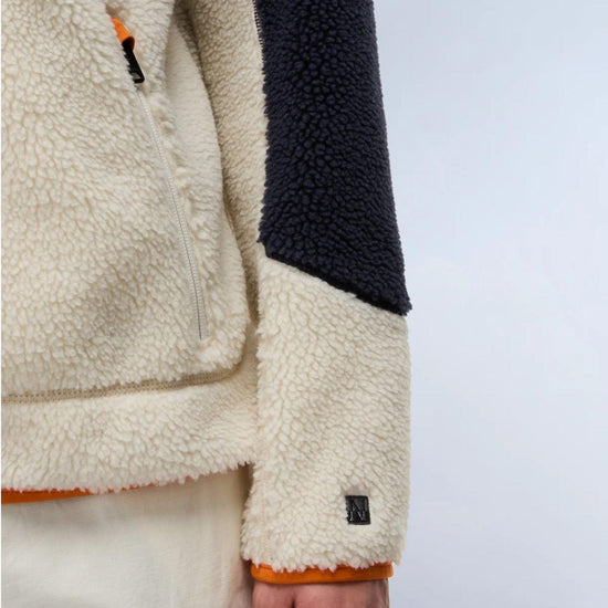 Napapijri Felpa in Pile con Cappuccio e Zip Yupik Uomo Multicolour NP0A4GNS MM9 NAPAPIJRI 