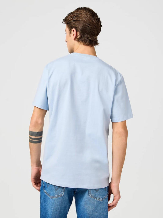 T-Shirt Piccolo Logo Uomo Niagara Mist
