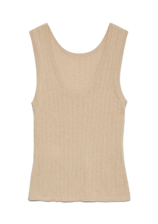 Vero Moda - Women's Secret Beige Oatmeal Cami Top