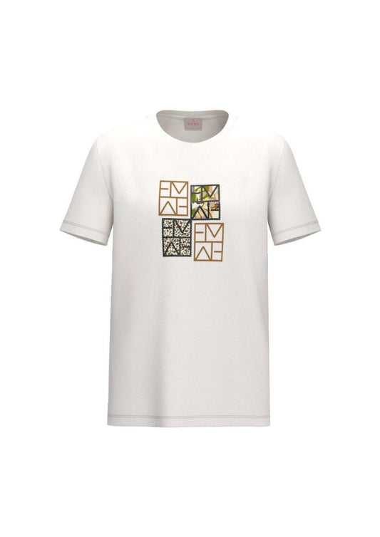 Emme Marella Women's T-Shirt Emmmarea White Logo Print