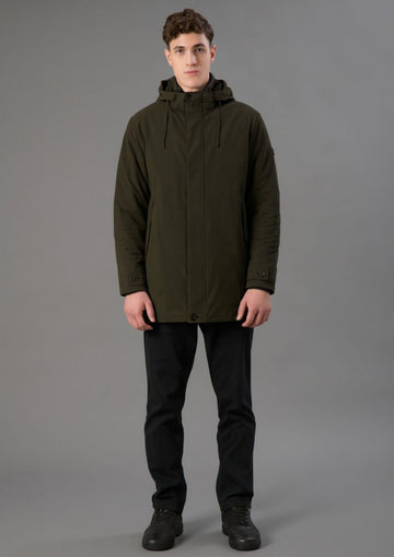 Rihunik Men's Winter Jacket Hugh Forest Green