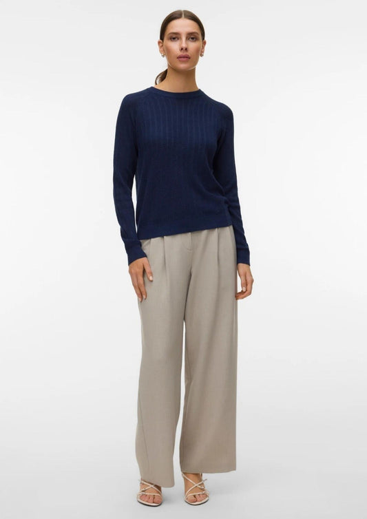 Vero Moda - Women's Newlex Navy Blue Pullover