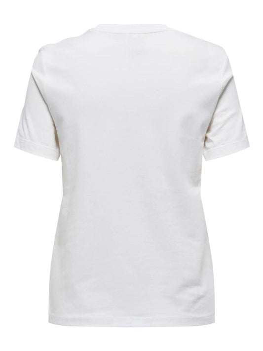 Only T-Shirt Donna Teresa Bianca