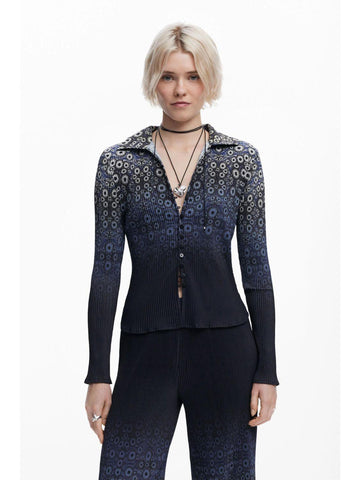 Camicia disegnata da Mr. Christian Lacroix Donna Blu