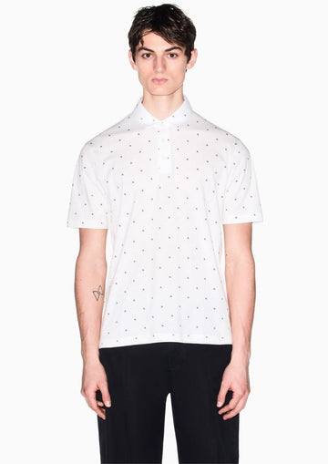 Armani Exchange Men's White Polo Shirt
