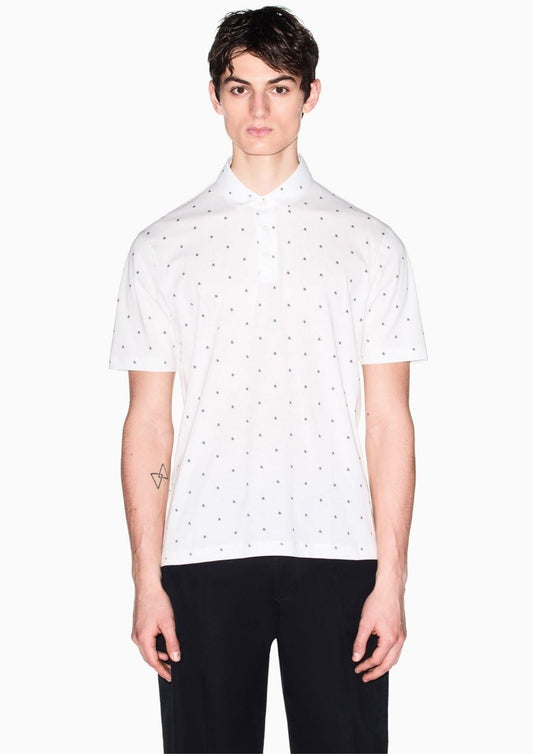 Armani Exchange Men's White Polo Shirt