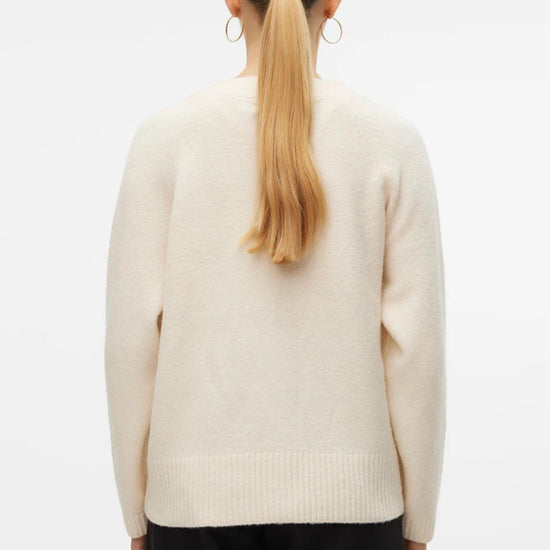 Vero Moda Cardigan Donna Boom Beige 10320457 Birch MELANGE VERO MODA 