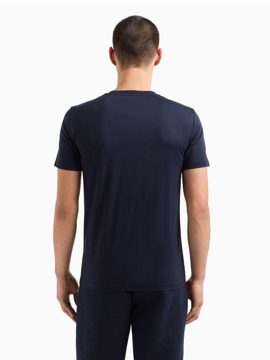 T-shirt EA7 Emporio Armani Girocollo Uomo Blu