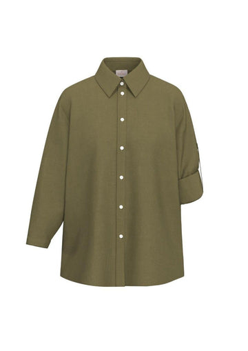 Emme Marella - Camicia Donna girello Verde