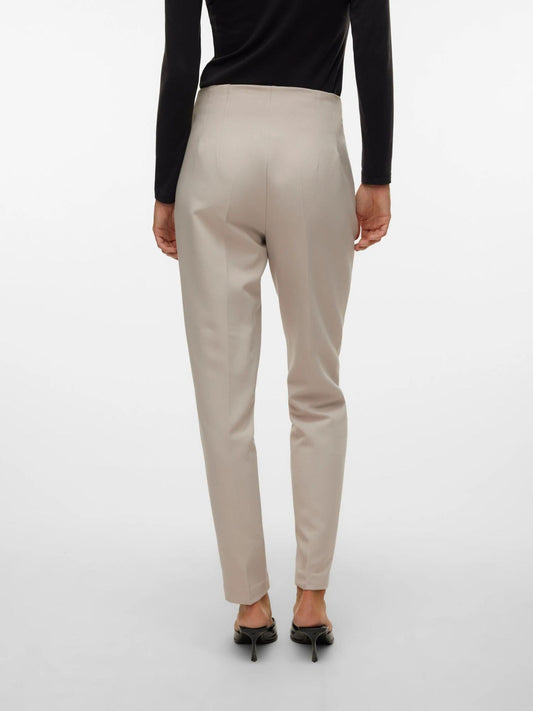 Vero Moda VMLINA Vita alta Pantaloni Donna Silver Cloud 10309140 Silver Cloud VERO MODA 