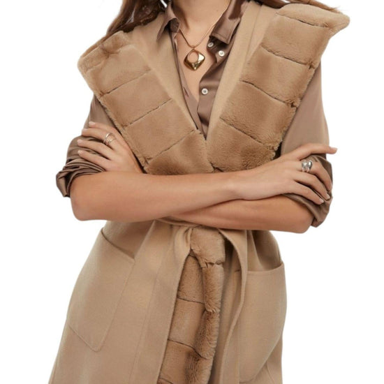 Emme Marella Cappotto Smanicato Formosa Beige 2525276011200 002 EMME MARELLA 