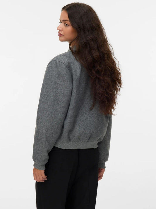 Vero Moda Women's Fortune Winter Jacket Medium Grey