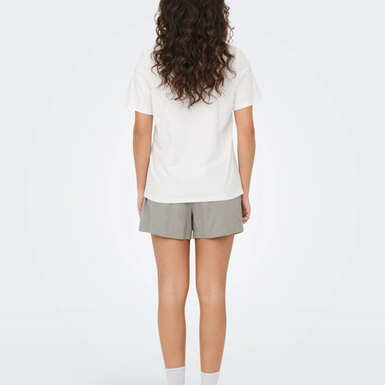 Jacqueline De Yong JDYBIBBI T-shirt Donna Bianco Cloud Dancer 15356686 Cloud Dancer TEDDYBEAR JACQUELINE DE YONG 