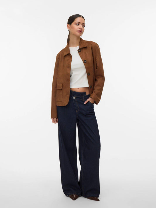 Vero Moda - Women's Cognac Jose Jacket