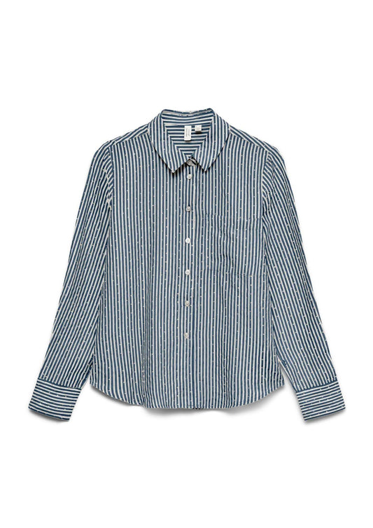 Vero Moda - Women's Imara Blue Shirt