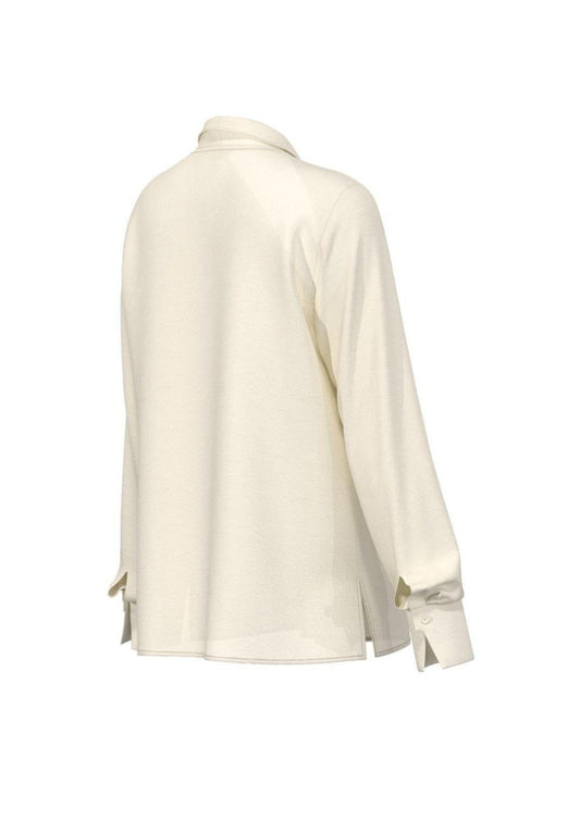 Emme Marella Women's Sanremo White Wool Shirt