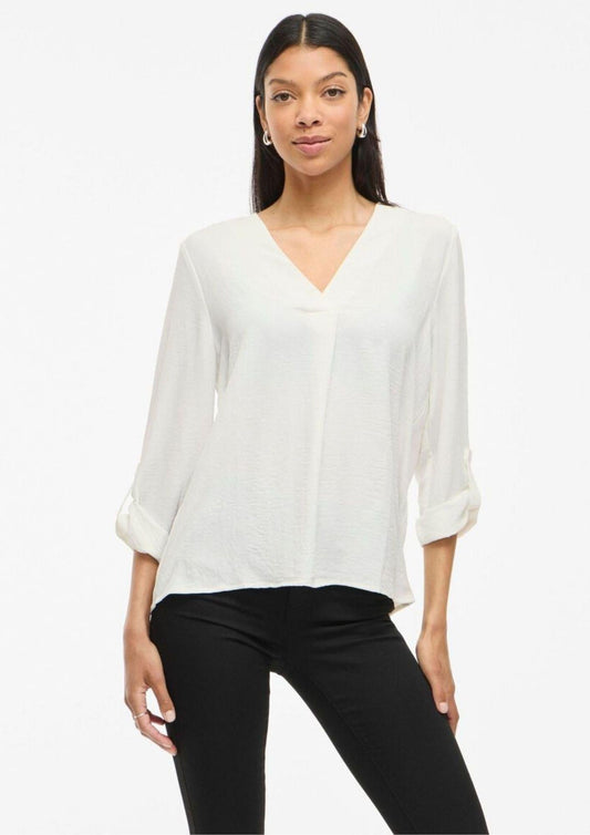 Vila - Women's Vijosa White Shirt