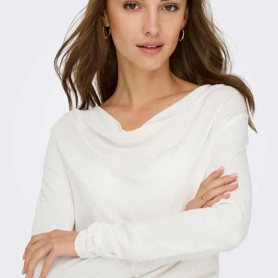 Jacqueline De Yong Maglia Donna Ester Bianca 15359915 Cloud Dancer JACQUELINE DE YONG 