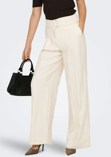 Only - Pantalone Donna Tila Bianco