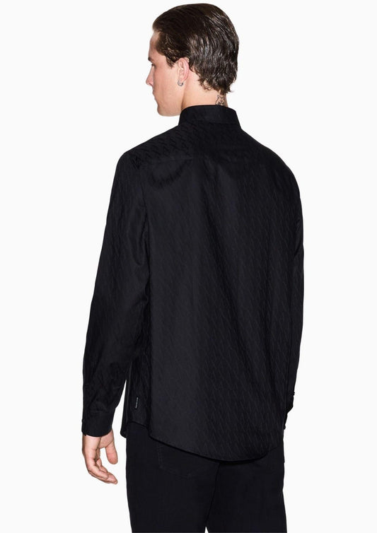 Armani Exchange - Camicia Uomo Nera