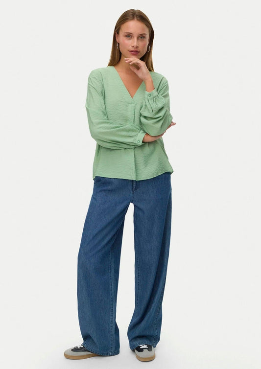 Vero Moda Women's Urli Green Blouse