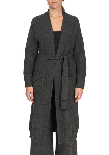 Cardigan Donna Grigio Antracite