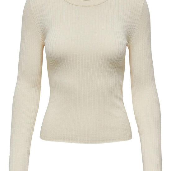 Jacqueline De Yong JDYPLUM Pullover Donna Bianco Eggnog 15277223 Eggnog JACQUELINE DE YONG 